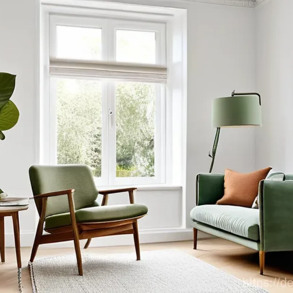 기술 피로 완화를 위한 환경 조성 - **Prompt:** A serene and inviting "digital-free zone" within a modern, Scandinavian-style apartment....